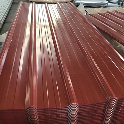 Galvalume Steel Roofing Sheets 0.12MM Ppgi Color Coated