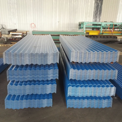 Color Coated Corrugated Steel Sheet 1200mm Galvanized Iron Roofing Plate