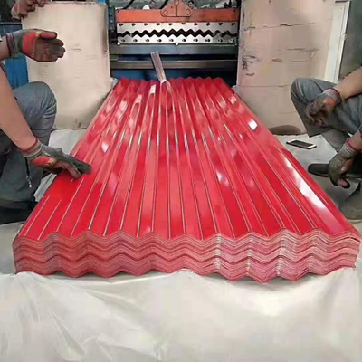 Color Roofing Ppgi Corrugated Sheet 1.2MM Metal Minimal Spangle