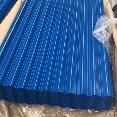 Ppgi Corrugated Steel Roofing Sheet Colorful 0.4mm Metal