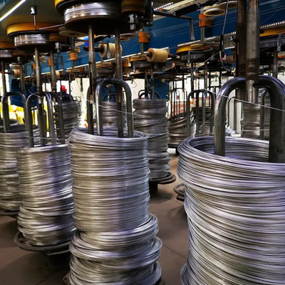 Hot Dipped Galvanized Steel Wire Rod Q195 Q235 12 16 18 Gauge Electro Gi Iron