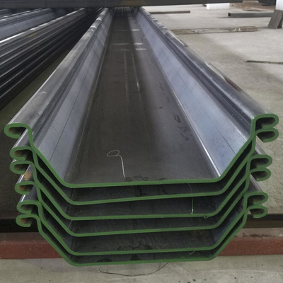 Z Type Metal Steel Sheet Pile Cold Formed Welding SY295