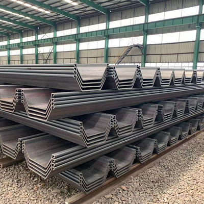 Cold Formed Steel Sheet Piling Pile U9 - 750 Z Type For Construction Grade50