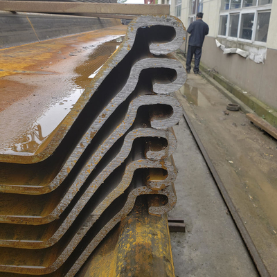 High Durability Steel Sheet Pile For Industrial Uses Low Maintenance