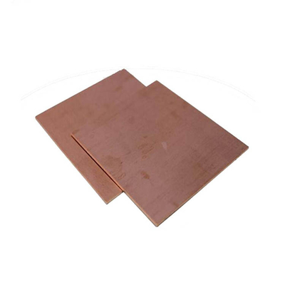 Hairline Welding Copper Sheet Coil 1000mm - 6000mm Length For Industrial Usage