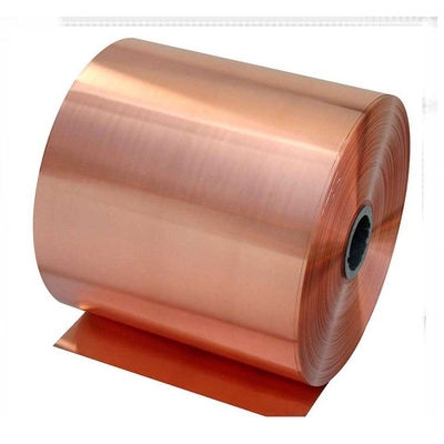 Bright Copper Sheet Punching Coil 1000mm - 3000mm Width ±0.02mm Tolerance