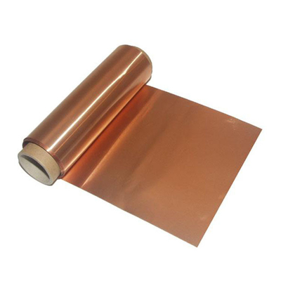 Bright Copper Sheet Punching Coil 1000mm - 3000mm Width ±0.02mm Tolerance