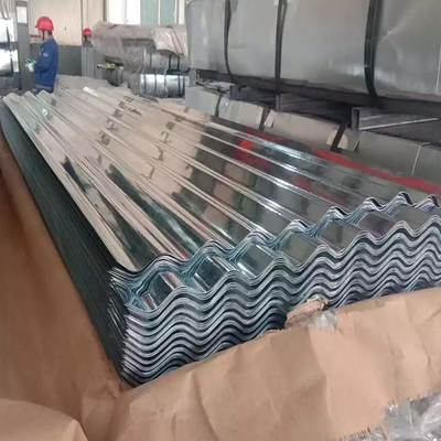 Dx51d Corrugated Steel Roofing Sheets , 1.2MM Stone Coated Roofing Tiles