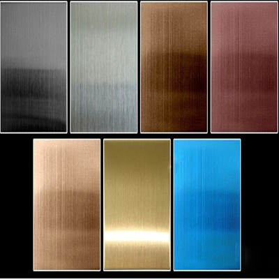 201 202 304 2mm Colored Stainless Steel Sheets High Temperature Resistance