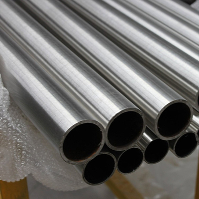 Brushed Stainless Steel Round Tube , EN10296-2 316 Stainless Steel Pipe