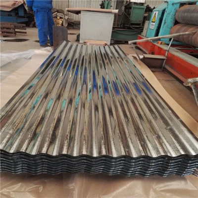 Dx51d ASTM Steel Roofing Sheets , Hot Dipped Galvanized Corrugated Steel Sheets