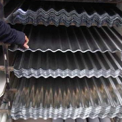 Dx51d ASTM Steel Roofing Sheets , Hot Dipped Galvanized Corrugated Steel Sheets