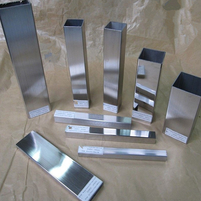 Rectangular Stainless Steel Pipe Tubing , 1Mm Astm Seamless Pipe SS 304