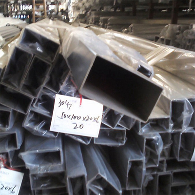 2mm Stainless Steel Rectangular Tube Anti Corrosion SGS Certificated