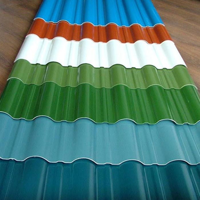Ppgi Corrugated Steel Roofing Sheet 800mm Galvanized Zinc Color Coated