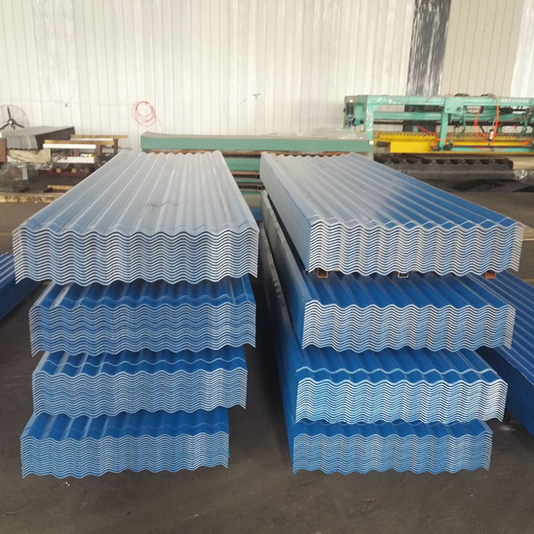 Color Coated Corrugated Steel Sheet 1200mm Galvanized Iron Roofing Plate