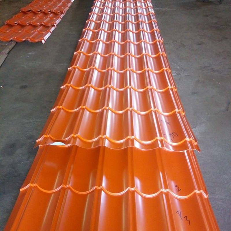 Galvanized Color Steel Roofing Sheet 2500mm DX51D Zinc Coated Metal