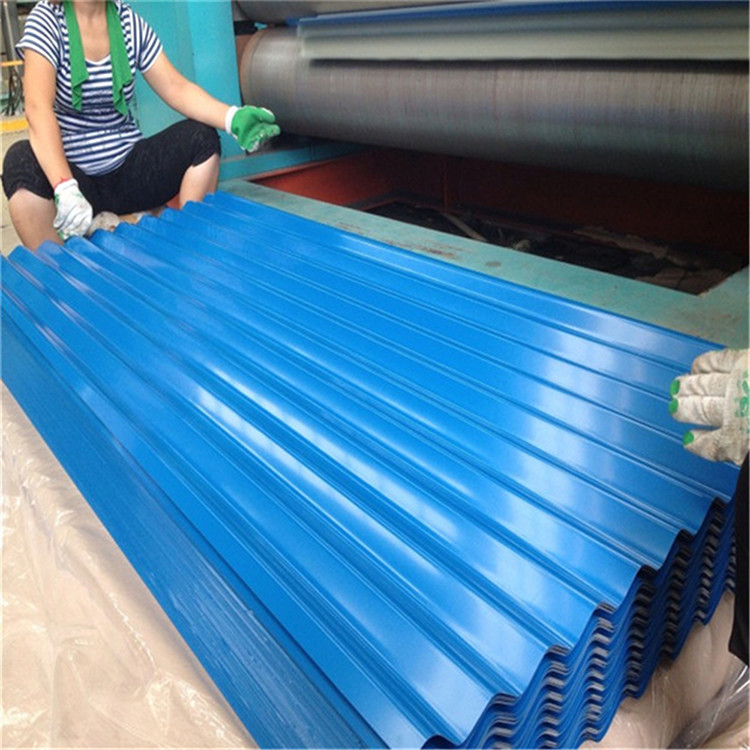 Color Roofing Ppgi Corrugated Sheet 1.2MM Metal Minimal Spangle