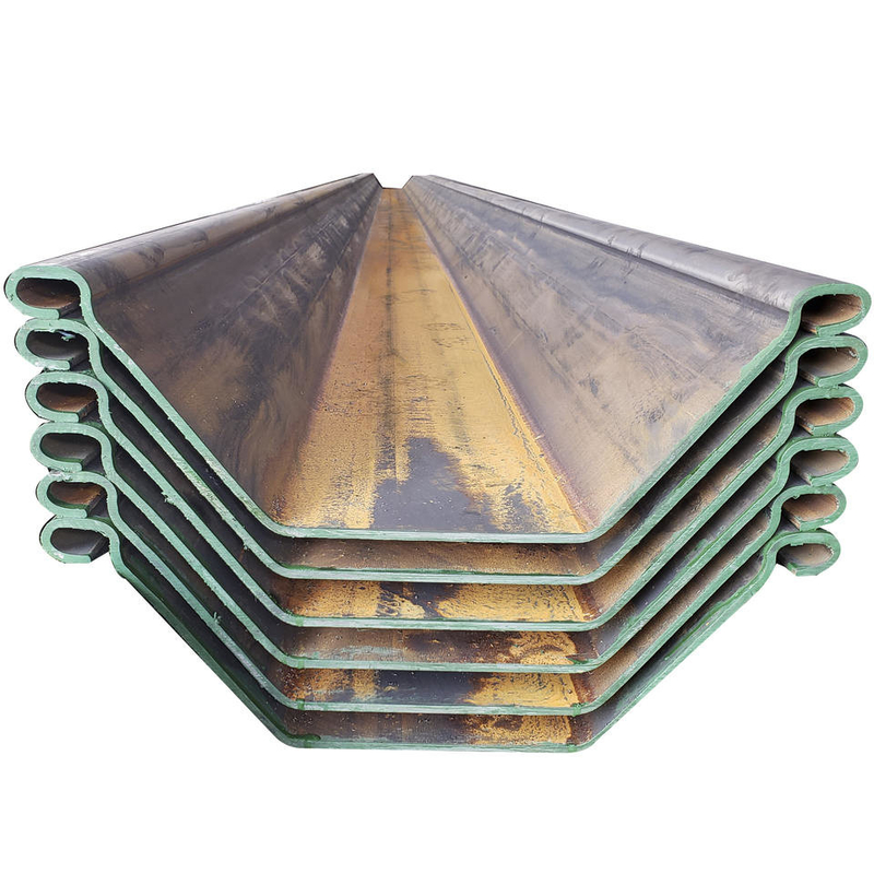 Z Type Metal Steel Sheet Pile Cold Formed Welding SY295