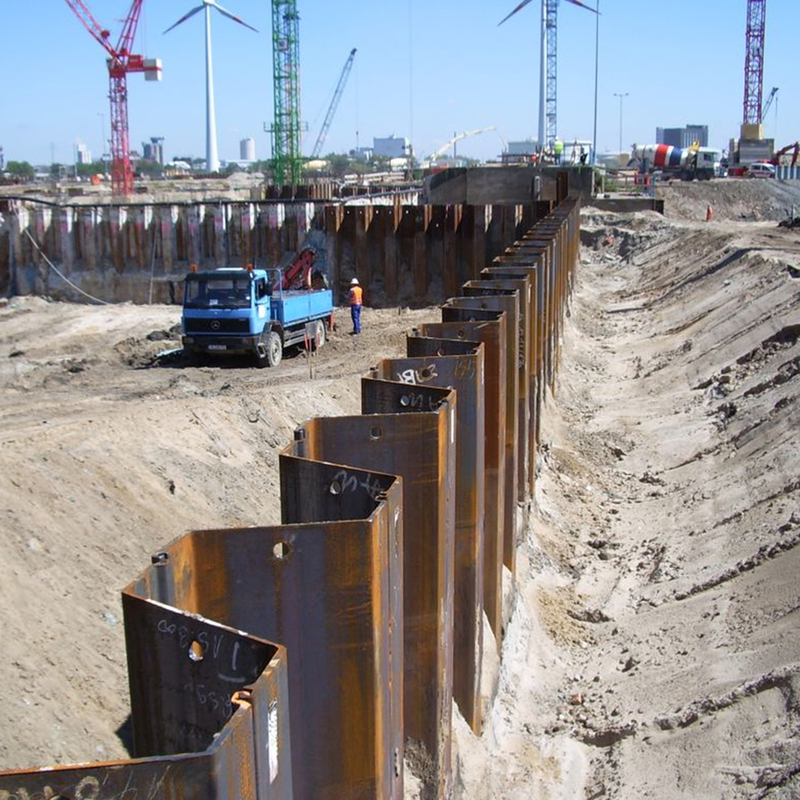 High Durability Steel Sheet Piling For Varying Thickness And Corrosion Resistance